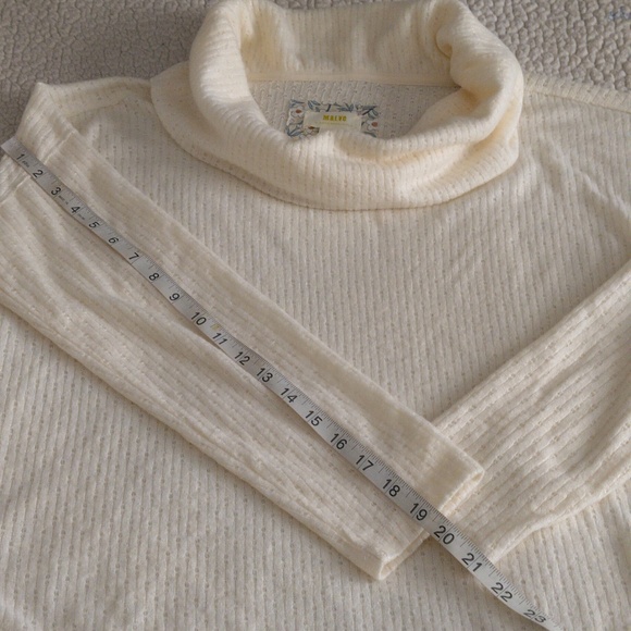 Maeve By Anthropologie Medium Addie Ruffled Hacci Pullover Sweater - Picture 9 of 17